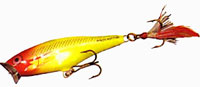 ������ ����: Mustad, Creek Chub Striper Strike, Rapala Skitter Pop, Yo-Zuri Tip-���